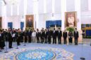 Presiden Prabowo Subianto melantik empat pejabat negara di Istana Negara, Jakarta, Kamis (1/10/2026).