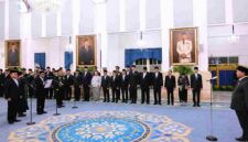 Presiden Prabowo Subianto melantik empat pejabat negara di Istana Negara, Jakarta, Kamis (1/10/2026).