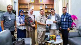 Wali Kota Wesly Silalahi menerima jajaran BSI Pematangsiantar