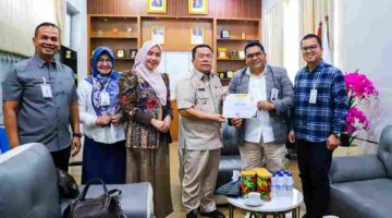 Wali Kota Wesly Silalahi menerima jajaran BSI Pematangsiantar