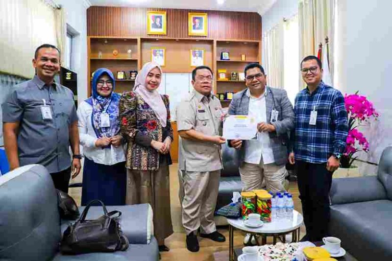Wali Kota Wesly Silalahi menerima jajaran BSI Pematangsiantar