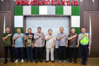 Wali Kota Wesly Silalahi menerima Kapolres Pematangsiantar AKBP Dhana Noer Kurniawan.