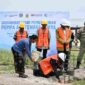 Pembangunan PATS Pakpahan ditandai dengan groundbreaking yang dilakukan Deputi Bidang Pangan, Sumber Daya Alam, dan Lingkungan Hidup Kementerian PPN/Bappenas Leonardo Adypurnama alias Teguh Sambodo bersama Bupati Samosir Vandiko T. Gultom dan Deputy Development Director UKFCDO Jakarta Freddie Brunt, Sabtu (3/10/2026).