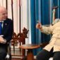 Presiden Prabowo Subianto menerima Presiden Federasi Sepak Bola Internasional (FIFA) Gianni Infantino di Istana Merdeka, Jakarta, Senin (5/10/2026).(Foto:Ist)