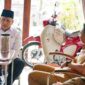Wamenag Romo Muhammad Syafi’i bersilaturahmi ke rumah dinas Zakiyuddin Harahap di Medan.