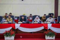 Rapat Paripurna DPRD Kota Medan yang membahas pemandangan umum fraksi-fraksi terhadap penjelasan kepala daerah mengenai Rancangan Peraturan Daerah (Ranperda) APBD Kota Medan Tahun Anggaran 2027, Senin (5/10/2026).