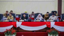Rapat Paripurna DPRD Kota Medan yang membahas pemandangan umum fraksi-fraksi terhadap penjelasan kepala daerah mengenai Rancangan Peraturan Daerah (Ranperda) APBD Kota Medan Tahun Anggaran 2027, Senin (5/10/2026).