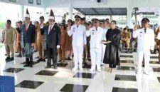 Pemkab Simalungun melantik 45 pejabat dalam jabatan pimpinan tinggi, administrator dan pengawas di Pendopo Rumah Dinas Bupati Simalungun, Pamatang Raya, Selasa (6/10/2026).