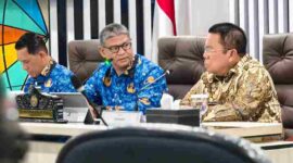 Wali Kota Pematangsiantar Wesly Silalahi memaparkan implementasi Manajemen Talenta Pemerintah Kota (Pemko) Pematangsiantar di Kantor Badan Kepegawaian Negara (BKN), Jakarta Timur, Kamis (8/10/2026)