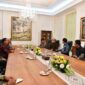 Pertemuan Wapres Gibran dengan jajaran pimpinan Universitas Muhammadiyah Maluku di Istana Wakil Presiden, Jakarta Pusat, Rabu (7/10/2026).