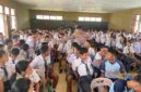 Polres Simalungun menyosialisasikan SPMB SMA Kemala Taruna Bhayangkara 2027/2028 kepada 221 siswa SMP Negeri 1 Jorlang Hataran.