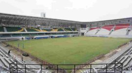 Kondisi saat ini Stadion Teladan.