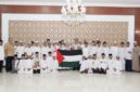 Bupati Asahan Taufik Zainal Abidin menyambut Safari Anak Gaza di Kisaran.