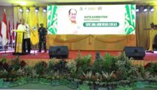 Bupati Asahan Taufik Zainal Abidin menghadiri Musda XI Golkar Asahan.