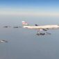 Pesawat yang membawa Presiden El-Sisi mendapat pengawalan khusus dari dua pesawat tempur TNI Angkatan Udara, yakni dua pesawat Sukhoi SU-30 dan dua pesawat Sukhoi SU-27, serta dua pesawat F-16 sebagai escort support pada Sabtu, 10 Oktober 2026, Foto: BPMI Setpres.