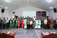 Wali Kota Wesly Silalahi menghadiri Ibadah Utus Sambut Pendeta GPIB Maranatha Pematangsiantar.