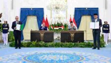 Prabowo dan El-Sisi mengumumkan empat kesepakatan Indonesia–Mesir.