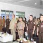 Peluncuran program bertema “Sebuah Kolaborasi Mengawal Pendidikan, Mencegah Penyimpangan”   berlangsung di Aula Dinas Pendidikan Kabupaten Asahan, Selasa (13/10/2026)..