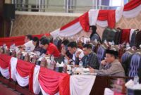 Rapat paripurna DPRD Kota Medan, Selasa (13/10/2026).