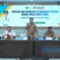  Bupati Asahan Taufik Zainal Abidin  saat membuka kegiatan Evaluasi dan Koordinasi Pelaksanaan Program MBG Kabupaten Asahan di Aula Melati Kantor Bupati Asahan, Selasa (13/10/2026), pukul 14.00 WIB.