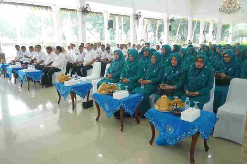 Rapat Koordinasi Teknis (Rakornis) TP PKK Kabupaten, Kecamatan, dan Desa/Kelurahan se-Kabupaten Asahan yang digelar di Pendopo Rumah Dinas Bupati Asahan, Rabu (14/10/2026).