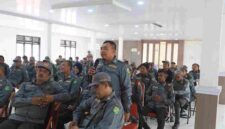 Suasana sosialisasi pembentukan Aslinmas Kota Medan di Aula Kantor Satpol PP Kota Medan, Rabu (14/10/2026).