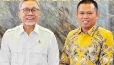  Waketum DPP Pro Jurnalismedia Siber (PJS), Ady Indra Pawennari menemui Menko Bidang Pangan, Zulkifli Hasan di ruang kerjanya, Rabu (14/10/2026).