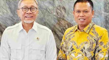  Waketum DPP Pro Jurnalismedia Siber (PJS), Ady Indra Pawennari menemui Menko Bidang Pangan, Zulkifli Hasan di ruang kerjanya, Rabu (14/10/2026).