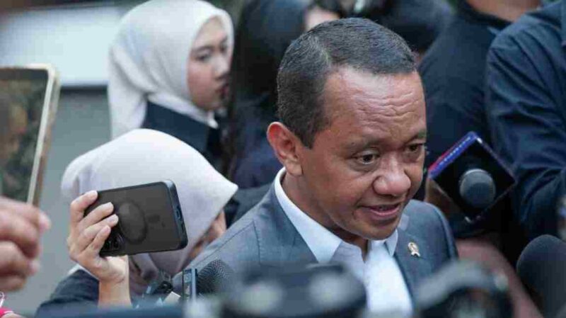 Menteri Koordinator Bidang Hilirisasi dan Transisi Energi Bahlil Lahadalia.
