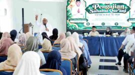  Pengajian Sahabat Qur’ani yang digelar Tim Penggerak Pemberdayaan dan Kesejahteraan Keluarga (TP PKK) Kabupaten Simalungun di Pendopo Rumah Dinas Bupati Simalungun, Rabu (14/10/2026) sore.