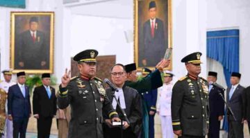 Presiden Prabowo melantik Tandyo Budi Revita sebagai KSAD.