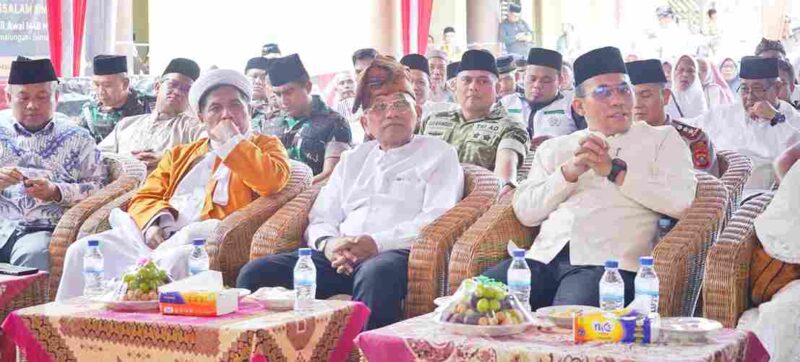 Bupati Simalungun menghadiri Haul ke-17 Tuan Guru Batak dan peresmian Rumah Peradaban Tahfiz Qur’an di Hatonduhan, Sabtu (17/10/2026).