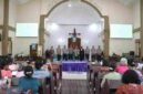 Kapolres Simalungun menggelar Safari Minggu Kasih di HKBP Serbelawan.