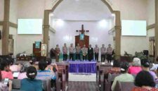 Kapolres Simalungun menggelar Safari Minggu Kasih di HKBP Serbelawan.