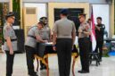 Kapolda Sumut Sonny Irawan memimpin sertijab Wakapolda Sumut dan Kapolresta Deli Serdang di Aula Tribrata Polda Sumut, Senin (19/10/2026) pukul 13.00 WIB.
