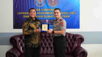 Kapolda Sumut Sonny Irawan bersilaturahmi ke BNNP Sumut