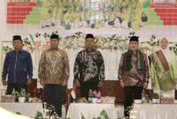 Wabup Asahan Rianto mendampingi Wamenag RI dalam konsolidasi Fahmi Ummi se-Sumut yang membahas pemberdayaan perempuan, keluarga, dan sertifikasi halal UMKM.