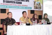 Wakil Bupati Asahan Rianto membuka sosialisasi penanganan gigitan hewan penular rabies untuk memperkuat koordinasi dan mendukung target bebas rabies 2030.