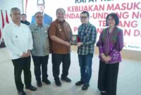 Bupati Asahan Taufik Zainal Abidin menekankan sinergi antardaerah dalam rapat rekomendasi revisi UU Nomor 23 Tahun 2014 tentang Pemerintahan Daerah.